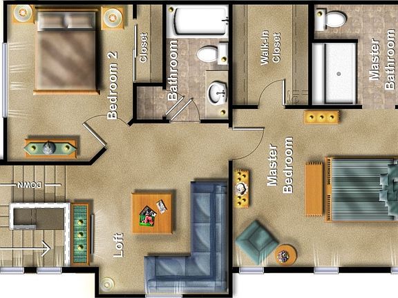 Upper Level Floorplan