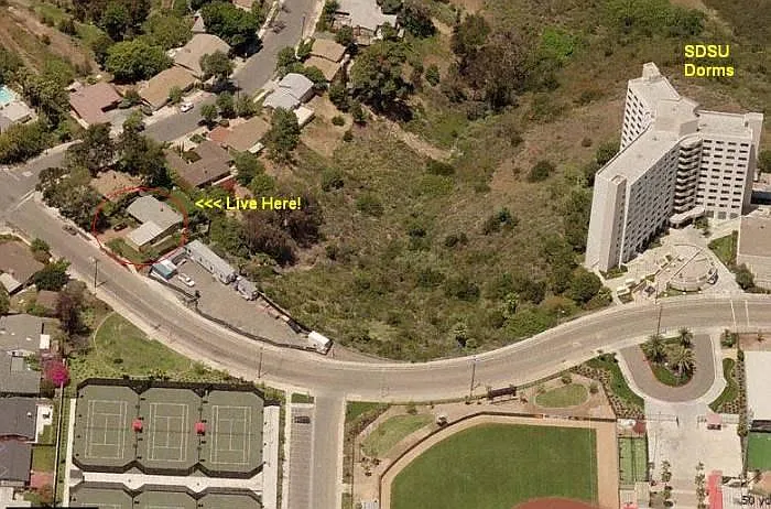 Location compared to Chappy dorm and sports fields