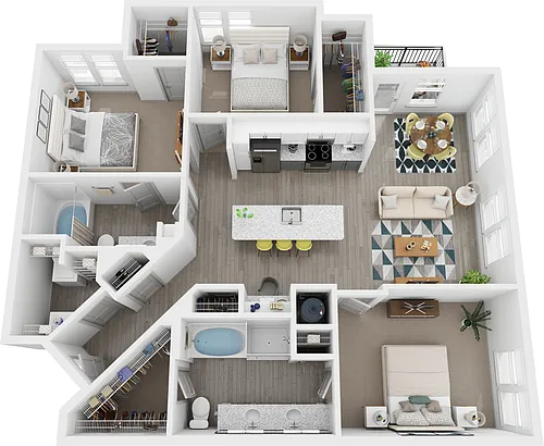 Floor plan C1