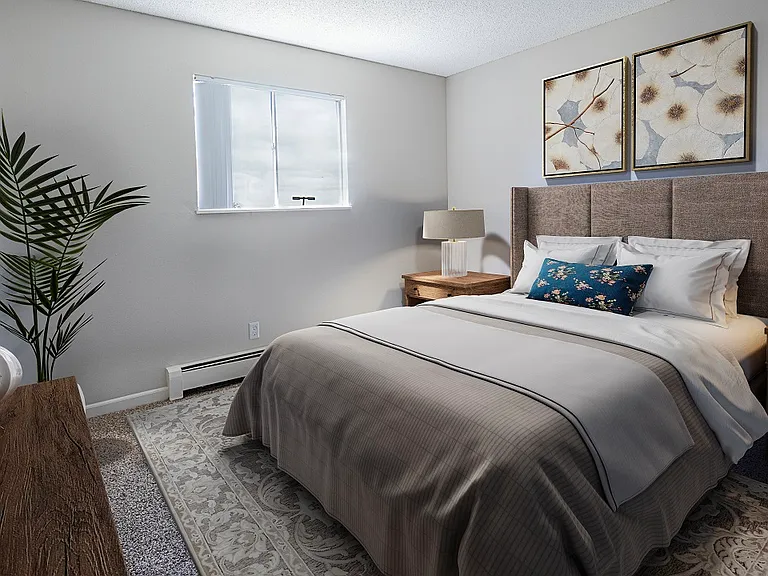 2 BR, 1 BA Example - Secondary Bedroom Example