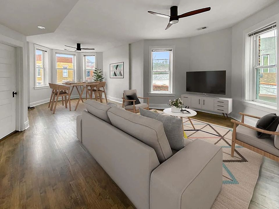 Living room (virtually staged)