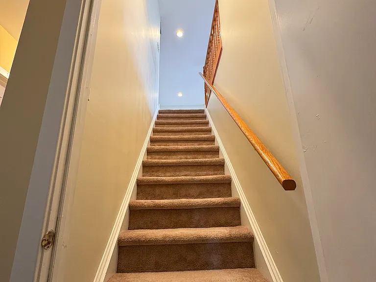 Stairway to loft / bedroom #3 on second level