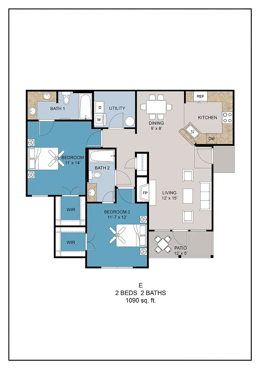 Floor plan E