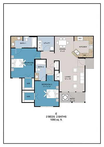 Floor plan E