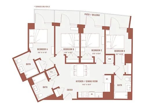 Floor plan Colette Co-Living I1.2
