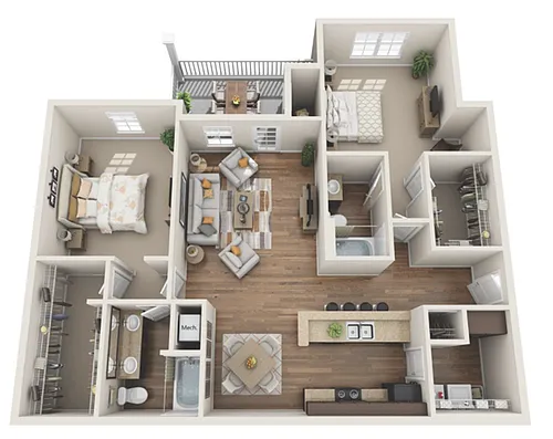 Floor plan D1