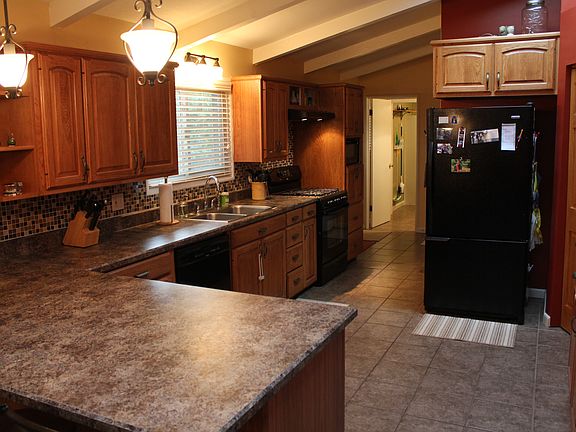 Kitchen from fireplace