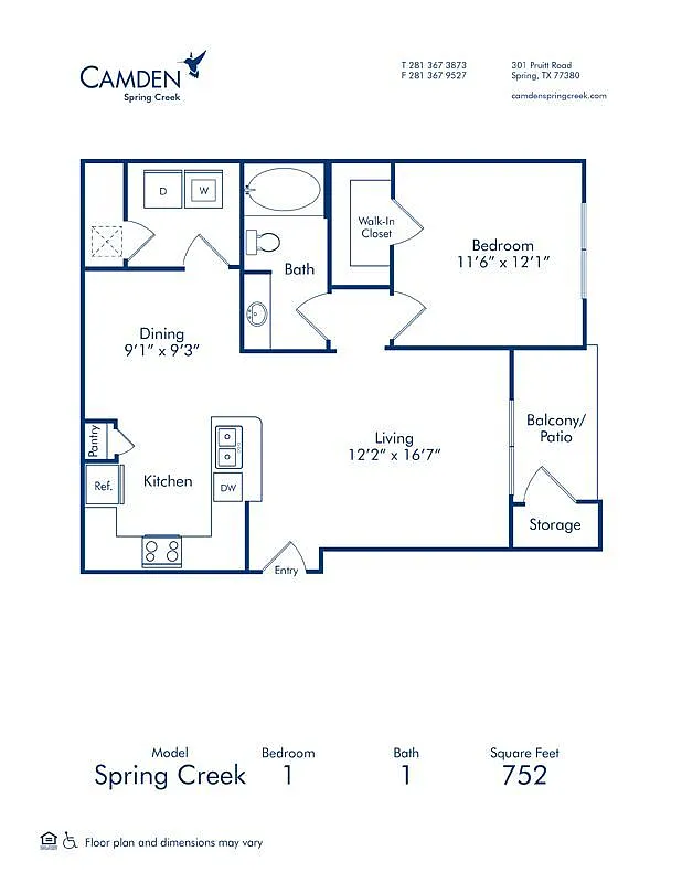 Floor plan Spring Creek