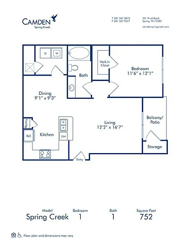 Floor plan Spring Creek