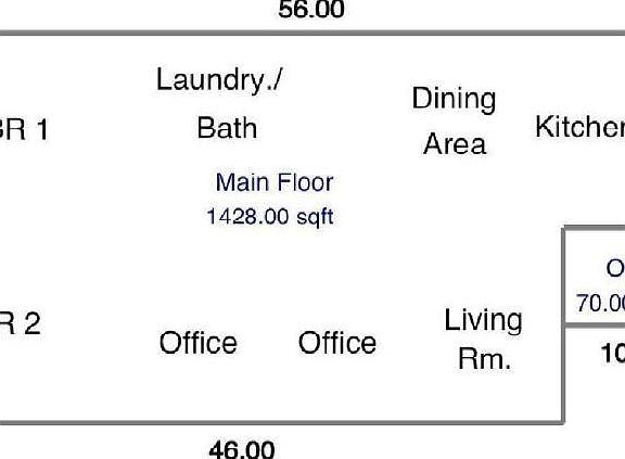 1st Floor living space