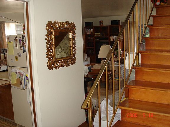 Stairs up to bedrooms