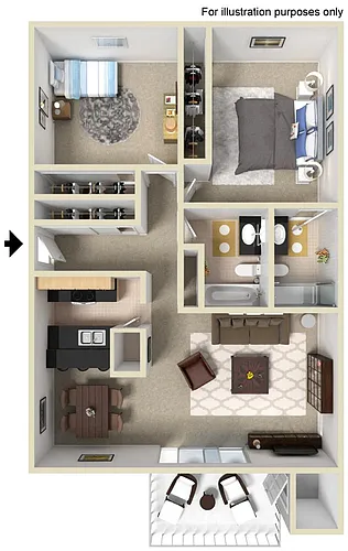 Floor plan Plan C