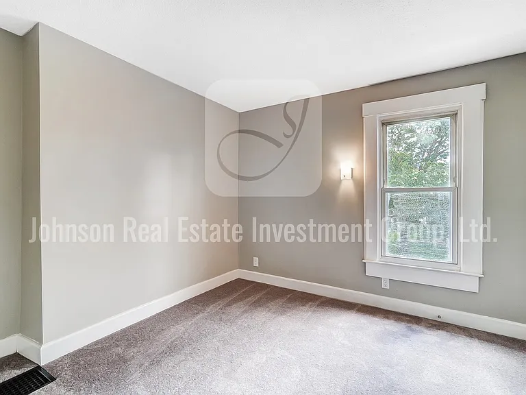 Spacious first upstairs bedroom.