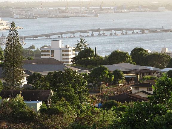 View from deck