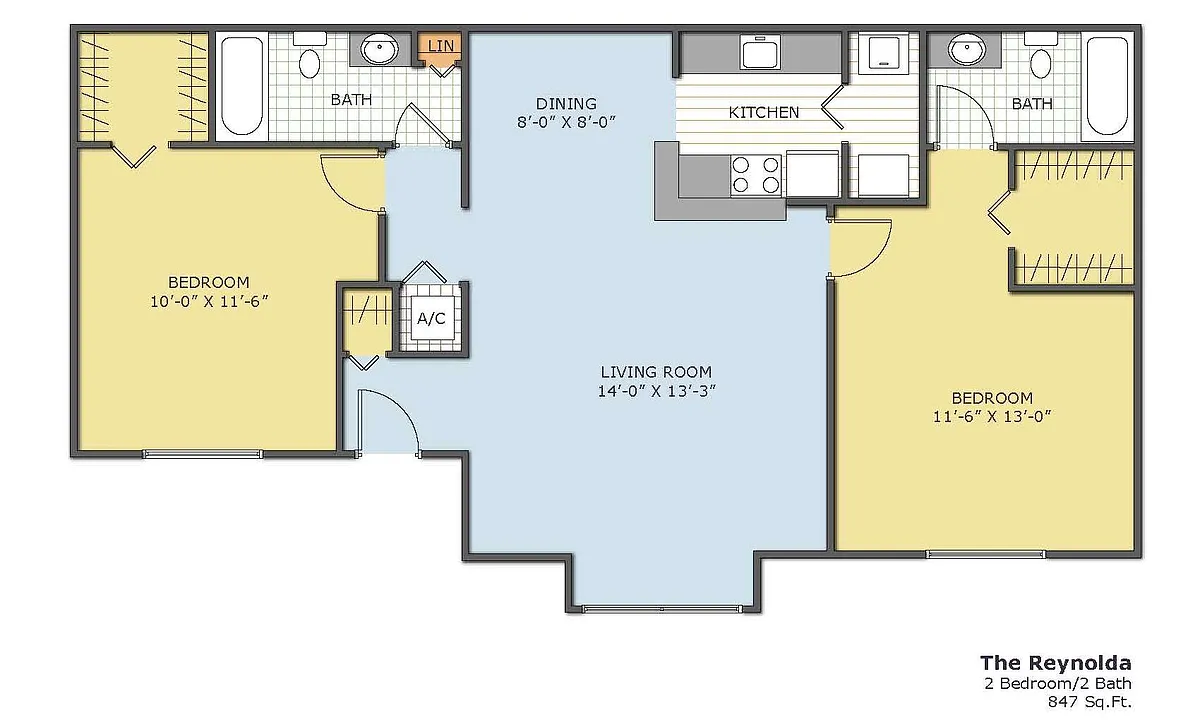 Floor plan Reynolda