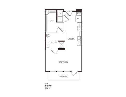 Floor plan S3A
