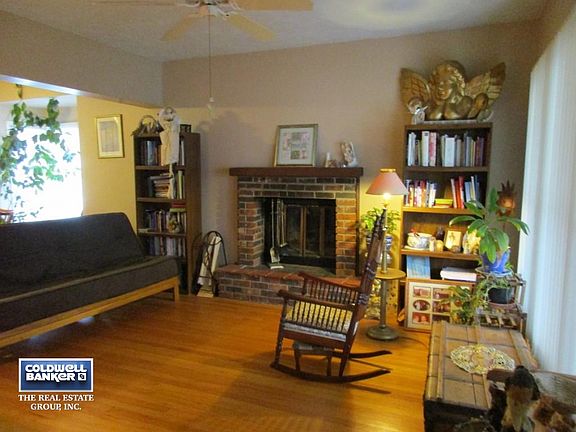 living room fireplace