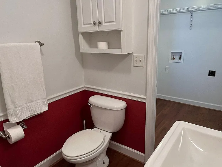 2nd bath off laundry room