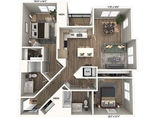 Floor plan BM14a