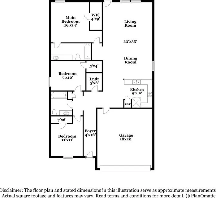 3 bed, 2.0 bath, 1487 sqft, $1,735 — Photo 2