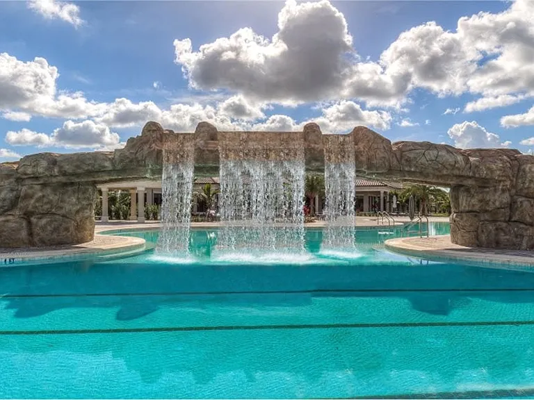 Main Pool Waterfall