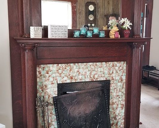 Fireplace, wood burning