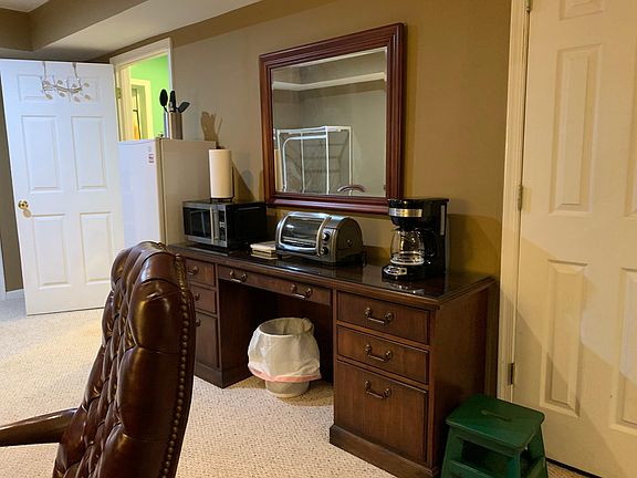 Bath entrance/by white door