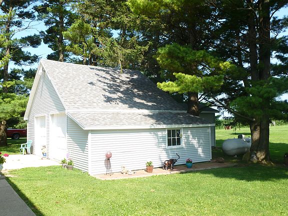 Garage view from house
