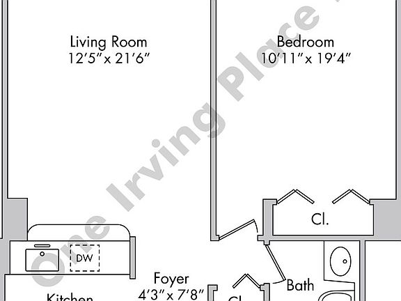 2nd image of 1 Irving Pl APT U24c
