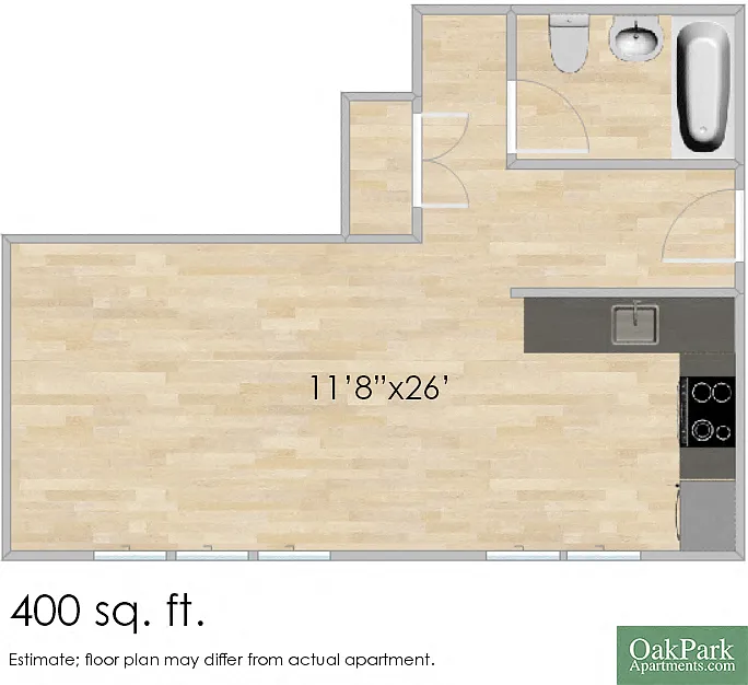 Floor plan Studio