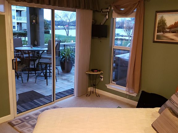 View of lake from master bedroom