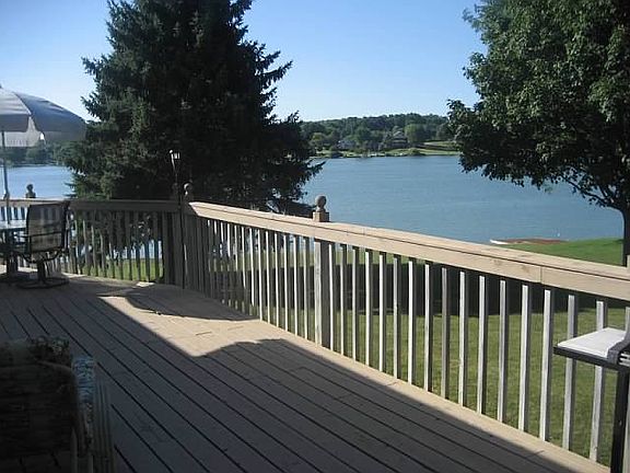 View of Lake
						:
						Wrap around deck Views Lake