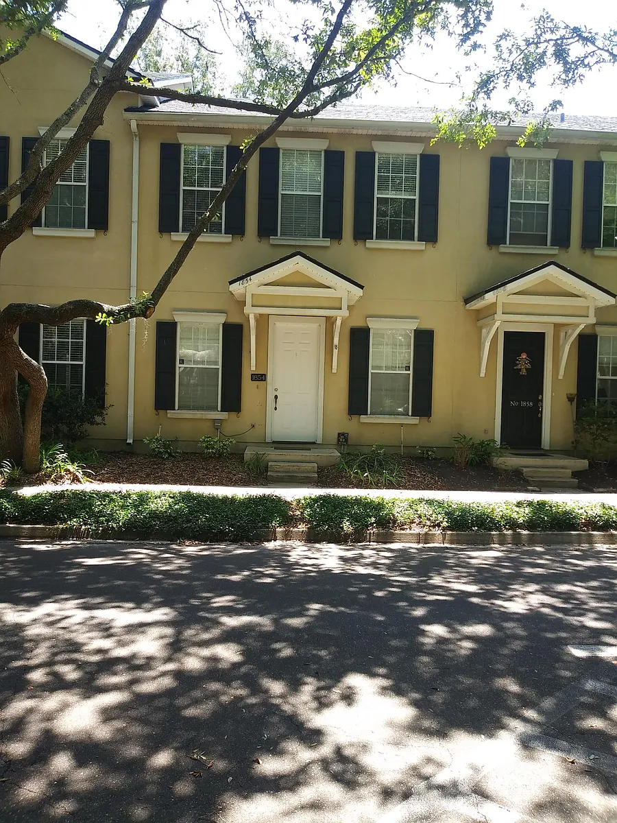 1854 is one of four townhomes on this block - 1854 Carnation St