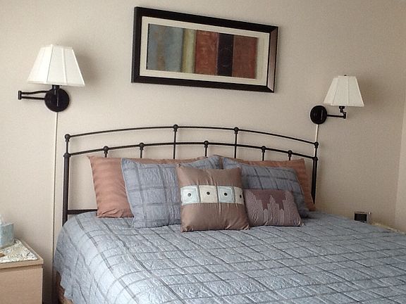 King size bed in master suite