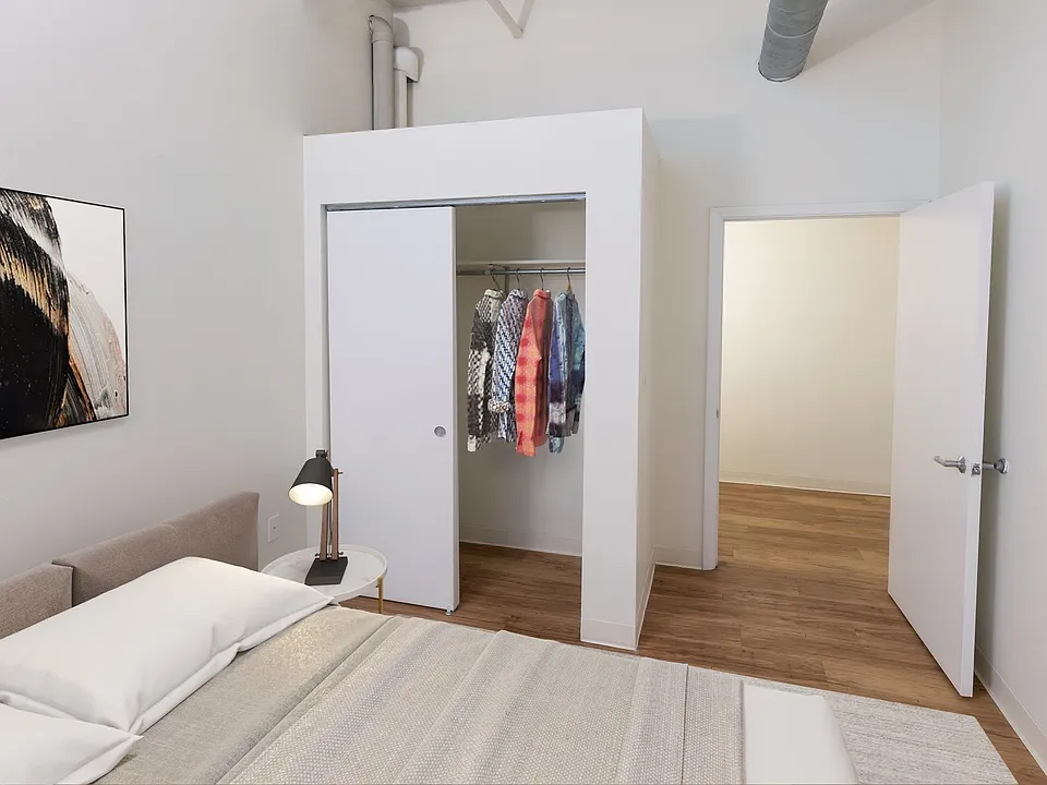 Spacious bedroom to relax