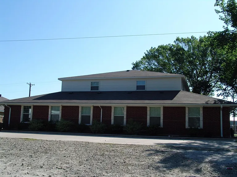 front of building