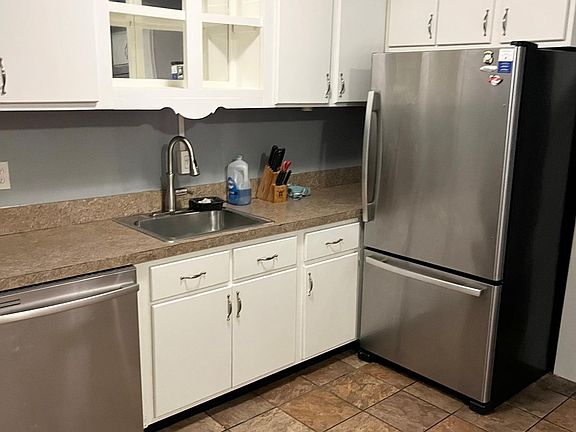 Kitchen with stainless appliances
