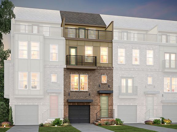 Sanger Elevation 14 features brick, sideboard, terrace and 2 car tandem garage