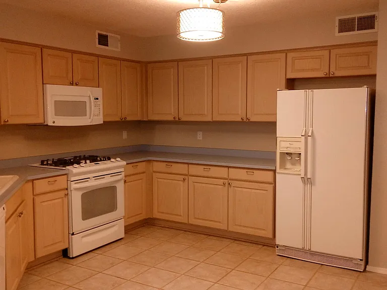 Large kitchen with pantry