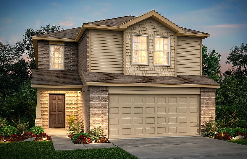 The Springfield, a 2-story new construction home showing Home Exterior W