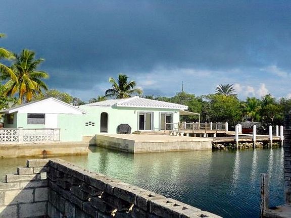 View from across canal