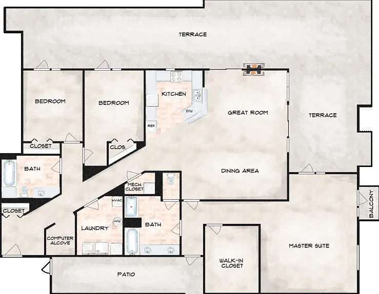 Potrero Floorplan Diagram