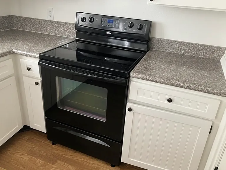 Electric stove and self cleaning oven