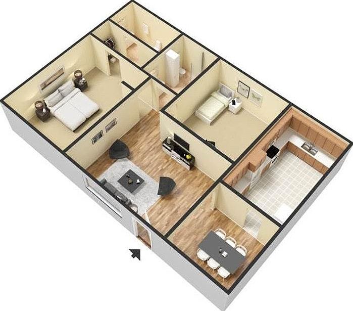 3D floor image