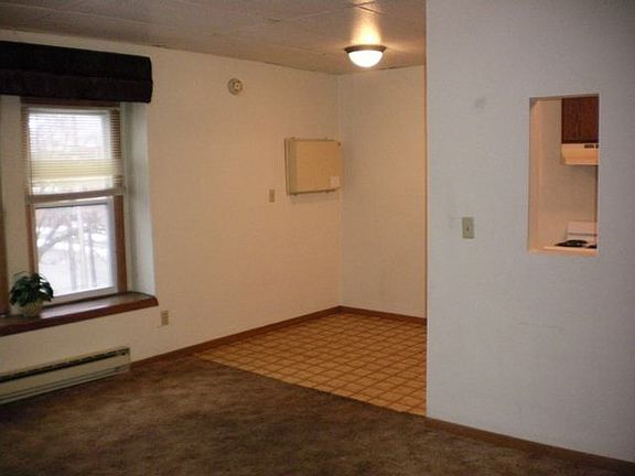 Living room and dining area
