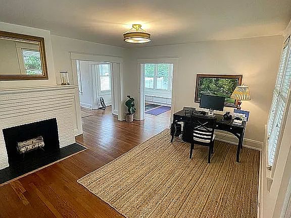 Living room/desk area