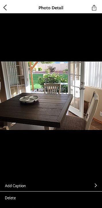 Dining room with a view!