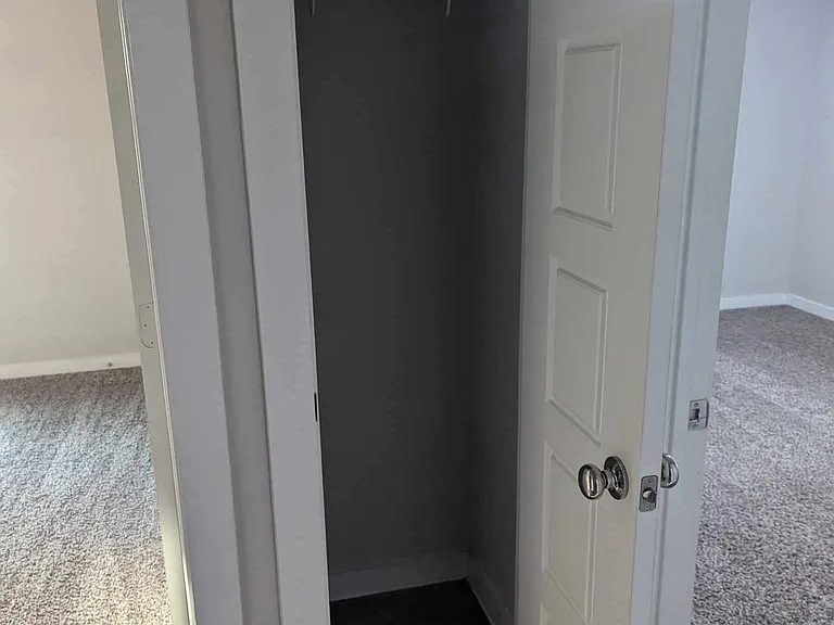 coat closet in front of the house