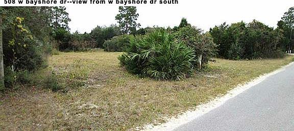 lot fronts on paved road