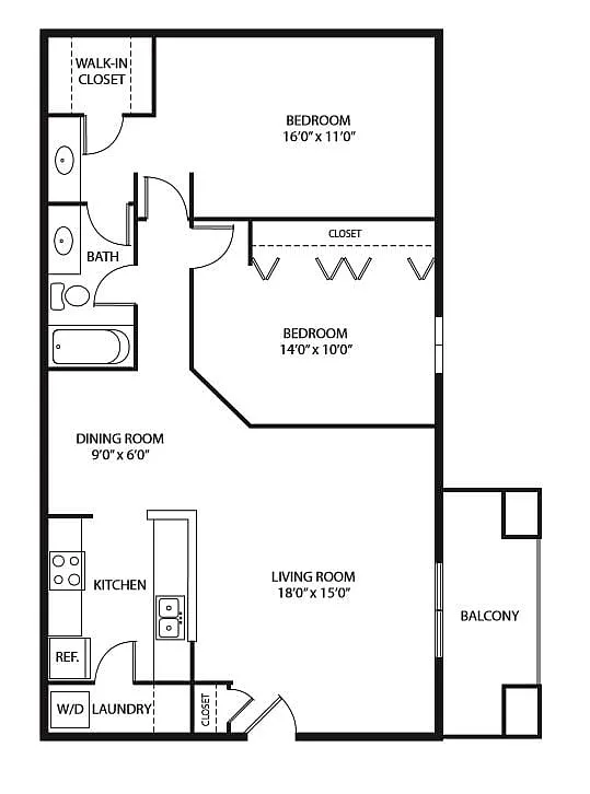 Floor plan Lodge A